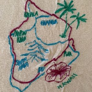 Free People Embroidered Hawaii Shirt